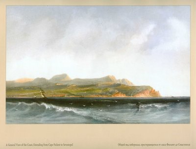 Coastline from Cape Fiolent to Sevastopol by Carlo Bossoli